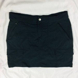 Athleta Womens Skort Size 14 Gray Elastic Waist